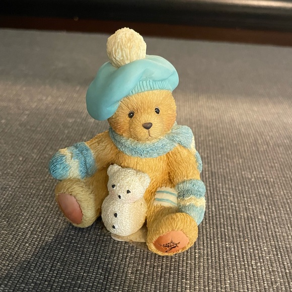 Cherished Teddies Monthly Friends To Cherish - January Bear "Jack" Figurine 1993 - Picture 1 of 3